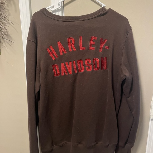 Harley-Davidson Dark Brown Crewneck Sweater - Picture 6 of 6